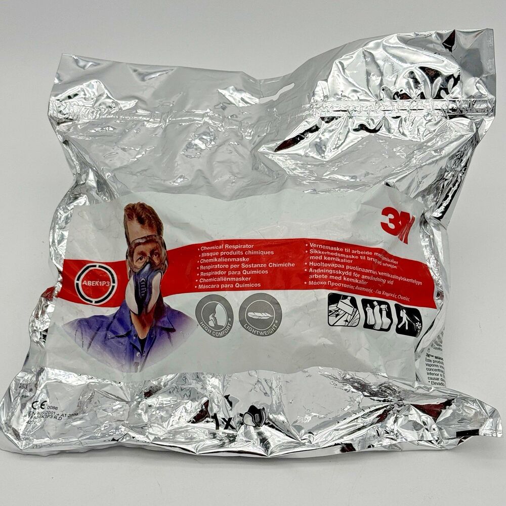 3M Respirator Mask ABEK1P3 Particulate Painting Dust Construction Chemicals